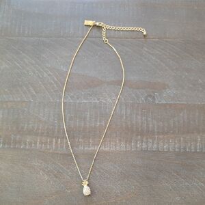 Kate Spade Gold Pineapple Necklace